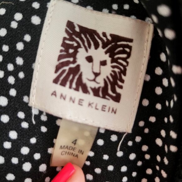 Anne Klein Women's Sleeveless Vertical Seamed Fit & Flare Printed Dress-US 4 - Picture 11 of 11